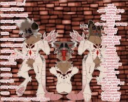 anthro big_clit big_clitoris boximorph character_sheet cuntboy cuntboy_only erect_clitoris furry happy_trail intersex male_only marsupial mawshot nipples opossum pawpads pierced_ears pierced_nipples pierced_tongue piercing piercings possum scars self_harm_scars tagme traced traced_art treasure_trail