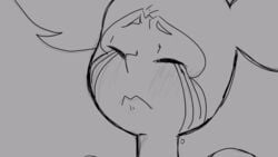 animated black_and_white cartoon_network fellatio futa_on_female futanari gyger_been monochrome nude oral oral_sex pink_pearl_(steven_universe) spinel_(steven_universe) steven_universe steven_universe:_the_movie tagme volleyball_(steven_universe)