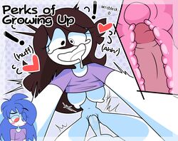 <3 1girls 2020 :d ahe_gao becky_(mrcbleck) big_breasts big_penis blue_eyes blue_hair breasts brown_hair clothing crying female fucked_silly happy happy_sex human jaiden jaiden_animations long_hair looking_at_viewer male mrcbleck nipples original_character pale_skin penetration penis pov pussy red_eyes sex straight tagme tears thumbnail tongue vagina vaginal vaginal_penetration watermark white_background white_skin x-ray youtube youtuber