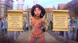 princess jasmine from aladdin by crisisbeat