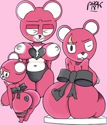 breasts cuddle_team_leader fortnite furry nipples ponk presenting_breasts tagme teddy_bear