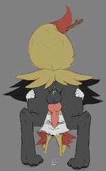 1boy after_sex animal_genitalia animal_penis ass ass_up bent_over bodily_fluids braixen cum cum_in_ass cum_inside cum_on_perineum cum_on_testicles eye_contact femboy feral fur furry gay genital_fluids genitals half-closed_eyes hi_res ibengmainee inner_ear_fluff knot looking_at_viewer looking_back looking_through_legs male nintendo paws penis pokémon_(species) pokemon pokemon_(species) pokemon_xy presenting pseudo_clothing raised_tail rear_view simple_background sketch solo standing testicles thigh_gap tuft video_games yaoi