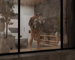 2boys anal anal_sex animated brothers exhibitionism exhibitionist frozenbound genji hanzo incest laugh laughing laughter male male/male male_only moan moaning moaning_in_pleasure overwatch panting public public_exposure public_sex sex_against_window sound tagme video window window_sex yaoi