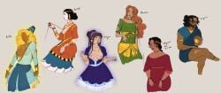 1boy 5girls beautiful beautiful_females big_breasts black_hair blonde_hair breasts breasts_out brown_hair calypso calypso_(mythology) circe circe_(mythology) female fully_clothed greek_clothing greek_goddess greek_mythology harem male minoan nausicaa_(odyssey) odysseus odysseus_(mythology) odyssey odyssey_(homer) orange_hair penelope penelope_(mythology) persephoneist repost sex_slave slavegirl tan_skin