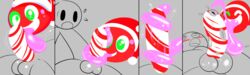 balls blush bodily_fluids candy candy_cane_penis christmas christmas_slime_(bugmag) clothing cock_sock dizzy drooling erection food food_play genital_fluids genitals happy hat headgear headwear hi_res holidays human legwear licking long_tongue male mammal mark_m oral penile penis penis_clothing penis_lick precum saliva sex slime socks surprise sweat tongue tongue_out