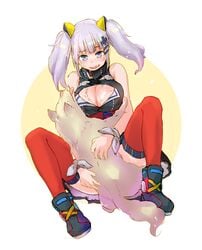 canine female kaguya_luna missionary missionary_position tagme virtual_youtuber zoophilia