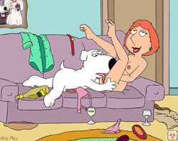 biohazard_(artist) brian_griffin family_guy female human lois_griffin male mole straight