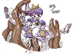 gradriel princess_crown purple_hair tagme