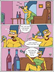 marge simpson from the simpsons by the fear