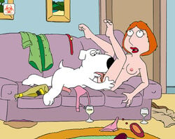 biohazard_(artist) brian_griffin family_guy female human lois_griffin male straight