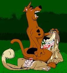 animal_genitalia animal_penis canid canine canine_genitalia canine_penis canis cartoon_network crossover dangerdoberman domestic_dog dukey gay hanna-barbera johnny_test_(series) male_only mammal penis scooby-doo scooby-doo_(character)