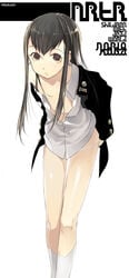 1boy black_hair brown_eyes crossdressing earrings femboy girly jewelry k_(artist) kaimuari koga_norio long_hair lowleg lowleg_panties male_only narutaru norio_koga panties tagme trap underwear undressing