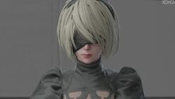 1boy 1girls 3d animated beauty_mark blender blindfold clothing cum cum_in_mouth cum_inside cum_swallow edging erection faceless_male fellatio female handjob kissing_penis longer_than_30_seconds male mole_under_mouth nier nier:_automata open_mouth oral penis penis_kiss penis_lick premature_ejaculation redmoa short_hair small_penis small_penis_adoration small_penis_fellatio sound square_enix swallowing_cum tongue tongue_out two-finger_handjob two_finger_handjob video watermark yorha_2b