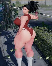 momo yaoyorozu from my hero academia by hex3d
