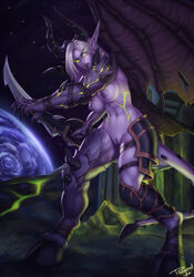 night elf from world of warcraft by personalami