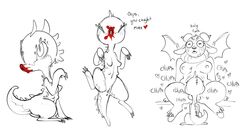 anthro baphomet blood chupacabra dickgirl female furry futa_on_female futanari morbi oral_sex size_difference