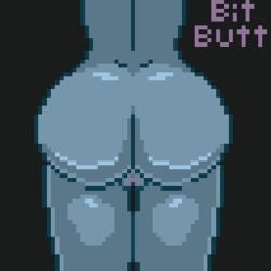 animated ass ass_focus ass_shake bitbutt blue_skin gif loop pixel_art practice pussy