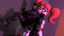 1cuntboy 1futa 3d baby_(fnafsl) balls circus_baby circus_baby_(fnaf) crossover crotchless cuntboy cuntboy_penetrated dickgirl erection five_nights_at_freddy's five_nights_at_freddy's:_sister_location from_behind furry futa_on_cuntboy futa_sans_pussy futanari futanari_penetrating halo_(series) intersex jpeg larger_futanari master_chief open_mouth penis pussy sister_location size_difference smaller_cuntboy smaller_male spread_legs stand_and_carry_position standing standing_sex testicles tongue vaginal vaginal_penetration wide_hips