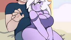 1girls amethyst_(steven_universe) digitalkaiju faceless_male female steven_universe tagme