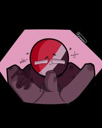 anon black_body black_skin countryhumans cringybanana grey_penis hand_on_thigh microcountryhumans oral oral_insertion oral_penetration oral_sex penis_in_mouth pointing_at_viewer pov red_skin sealand sealand_(countryhumans) tip white_skin