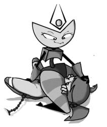 bondage chains domination female femdom jenny_wakeman my_life_as_a_teenage_robot nickelodeon rape robot s4l4t0v3c sitting_on_face sitting_on_person slave vexus xj-9