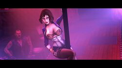 3d barneh bioshock bioshock_infinite crossover elizabeth_comstock female left_4_dead pole pole_dancing source_filmmaker stripper stripper_pole valve_(company)