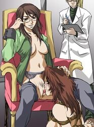 billy_katagiri censored female gundam gundam_00 human kati_mannequin male mosaic_censoring sumeragi_lee_noriega yuri