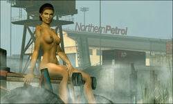 1girls 3d alyx_vance breasts completely_naked completely_naked_female completely_nude completely_nude_female female female_only garry's_mod half-life half-life_(series) half-life_2 hertzel human human_female human_only nipples nude nude_female outdoors pier solo tagme