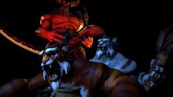 3boys 3d anthro gay male_only paladins raum_(paladins) tagme tiberius_(paladins) video_games yaoi