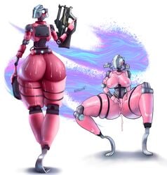 ass big_ass big_breasts breasts butthole dat_ass faceless_female fingering gun huge_ass huge_breasts huge_thighs humanoid imminent_anal imminent_anal_sex large_ass large_breasts looking_at_viewer looking_back masturbation nipples pilot_(titanfall) rifle robot robot_girl shycactus64 stim_pilot sweat sweatdrop tagme thick_thighs thighs titanfall vagina vaginal_secretions weapon wide_hips