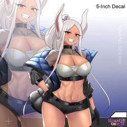 mirko from boku no hero academia by hookedonhype