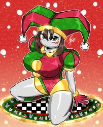 pomni (the amazing digital circus) from christmas by sebtoons