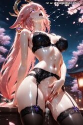yae miko from genshin impact
