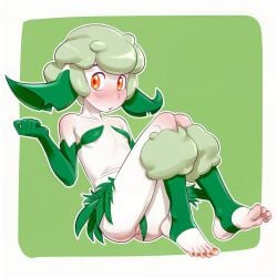 cottonee from pokemon by kokenaart
