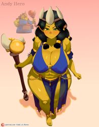 goblin queen (clash royale) from clash (series) by andy hero