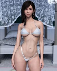 tifa lockhart from final fantasy by emess3d