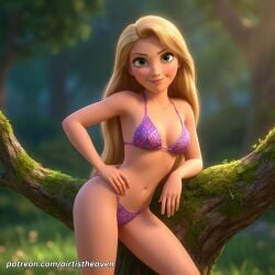 1girls ai_generated airtist bikini bikini_bottom bikini_top blonde_hair bra disney female female_focus female_only girl girly high_quality high_resolution highres panties patreon rapunzel seducing seduction seductive seductive_body seductive_eyes seductive_gaze seductive_look seductive_mouth seductive_pose tagme thong underwear white_body