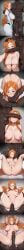after_sex ai_generated balls_sucking bleach brown_eyes cock_worship cum_in_pussy dark-skinned_male erection flaccid ginger hand_on_head huge_breasts huge_cock impregnation inoue_orihime interracial missionary_position muscular_male red_hair size_difference sucking_testicles vaginal_penetration