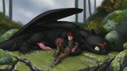 2boys big_penis dragon dreamworks gay hiccup_horrendous_haddock_iii how_to_train_your_dragon lando male male_only toothless yaoi