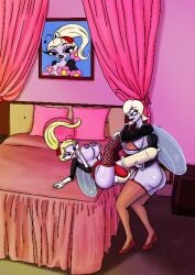 2020s 2025 2futas 4_arms antennae_(anatomy) anthro_on_anthro ball_size_difference balls_in_panties bedroom bedroom_sex big_ass big_breasts big_dom_small_sub big_penis blonde_female breast_size_difference condom_on_penis curtains daughter_penetrated dawn's_mom dawn_swatworthy disney disney_channel fucked_silly futa_on_futa futanari handjob hands_on_own_breasts height_difference holding_legs_up hourglass_figure huge_cock incest insect_wings intersex intersex/intersex intersex_penetrating_intersex lingerie_only looking_at_partner looking_pleasured masturbation mature_woman milf missionary_position mother_and_daughter mother_penetrating mother_penetrating_child mother_penetrating_daughter ms_swatworthy multi_arm older_dom_younger_sub older_female_and_younger_female on_bed penis_size_difference pink_curtains ponytail portrait sex short_hair size_difference smug_face standing the_buzz_on_maggie thick_arms thick_thighs thighhighs wide_hips wide_thighs wing_size_difference zombiez