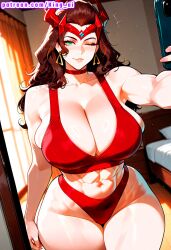 scarlet witch from marvel by king ai