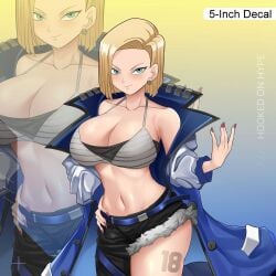 android 18 from dragon ball by hookedonhype
