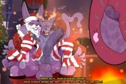 anal anal_sex anthro armpit_hair bacon_sama balls beerus bell bell_collar big_feet big_penis bodily_fluids body_hair bottomwear bottomwear_down champa chimney christmas christmas_clothing christmas_decorations christmas_headwear christmas_tree claws clothed clothing collar costume dialogue domestic_cat dragon_ball dragon_ball_super duo eyewear fake_antlers fake_beard fake_horns feet felid feline felis fireplace gay gay_male genitals glasses hairless hairless_cat hat headgear headwear hi_res holidays huge_cock internal jacket jingle_bell jingle_bell_armband jingle_bell_collar legwear lifting_partner long_penis looking_pleasured male male/male mammal moan motion_lines muscular muscular_male open_clothing open_jacket open_topwear overweight overweight_male pants pants_down partially_clothed pattern_clothing pattern_legwear pattern_stockings penetration penis penis_size_difference pince-nez plant prostate santa_costume santa_hat scrotum_flap sphynx_(cat) stockings stomach_bulge striped_clothing striped_legwear striped_stockings stripes sweat sweatdrop tail tail_motion text throbbing throbbing_balls throbbing_penis toe_claws toeless_legwear toeless_stockings topwear tree yaoi