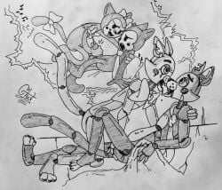 2boys 2girls animatronic animatronic_female animatronic_male animatronics anthro_female anthro_male anthro_on_anthro anthro_only anthro_penetrating_anthro balls bodily_fluids bow bow_on_head bow_on_tail bow_tie bowtie breastless brother_and_sister candy_(fnac) cindy_(fnac) cock cum cumming cumshot dick domestic_cat f/m felid feline female female/male female_anthro female_furry female_on_male five_nights_at_candy's five_nights_at_candy's_2 five_nights_at_freddy's furry furry_female furry_male furry_on_furry furry_only genital_fluids genitals ghost_(artist) graphite_(artwork) graphite_(medium) handjob incest incest_(lore) jizz joints jpeg laying_down laying_on_back lidded_eyes lying lying_on_back m/f male male/female male_anthro male_furry male_on_female monochrome musical_note neck_tie necktie no-human no_breasts no_genitals no_human no_humans no_penetration non-human non-human_only non_human null on_back only_furry open_mouth pencil_(artwork) penis rubberhose semen sex siblings sister_and_brother straight straight_sex tail tail_bow tie traditional_media_(artwork) twincest twins withered_candy_(fnac) withered_cindy_(fnac)