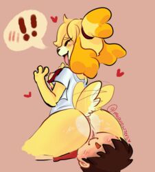 isabelle (animal crossing) from animal crossing by meowowzers