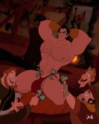 gaston from beauty and the beast (1991 film) by esteesdave