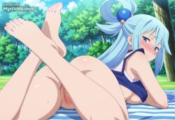 aqua (konosuba) from kono subarashii sekai ni shukufuku wo! by mystic maidens