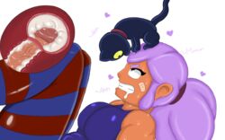 1girls brawl_stars creampie cum jacksito_(artist) penetration shelly_(brawl_stars) x-ray