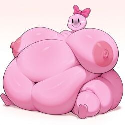 1girls adult adult_female aged_up aged_up_character ai ai_assisted ai_generated annoyed anthro belly_focus big_breasts blob boobs_focus deep_navel fat fat_female fat_fetish fat_thighs female female_focus female_only forsaken_(roblox) giant_belly huge_breasts hyper_belly hyper_breasts immobile immobilized morbidly_obese morbidly_obese_anthro morbidly_obese_female pink_body pink_nipples pink_skin pr3tty_princess roblox roblox_game robloxian thick thick_thighs upset weight_gain