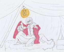 2boys anal chain_leash collar dagur dreamworks gay hiccup_horrendous_haddock_iii how_to_train_your_dragon male male_only penetration riding yaoi